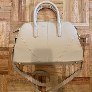 Zara beige carry bag